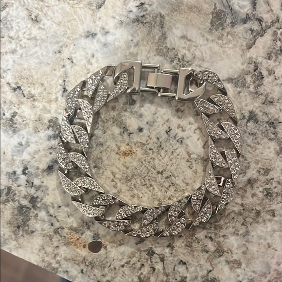Silver Men's Chain Bracelet